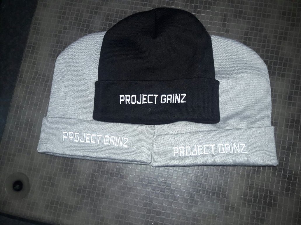Project_Gainz's tweet photo. PG Classic Beanie Hats Coming Soon To https://t.co/bKQp441JFj 🔥 Available In Black &amp; Grey! 💪 #Apparel #Clothing #Winter #Classic #HeadWear https://t.co/e4h5sjGNP4