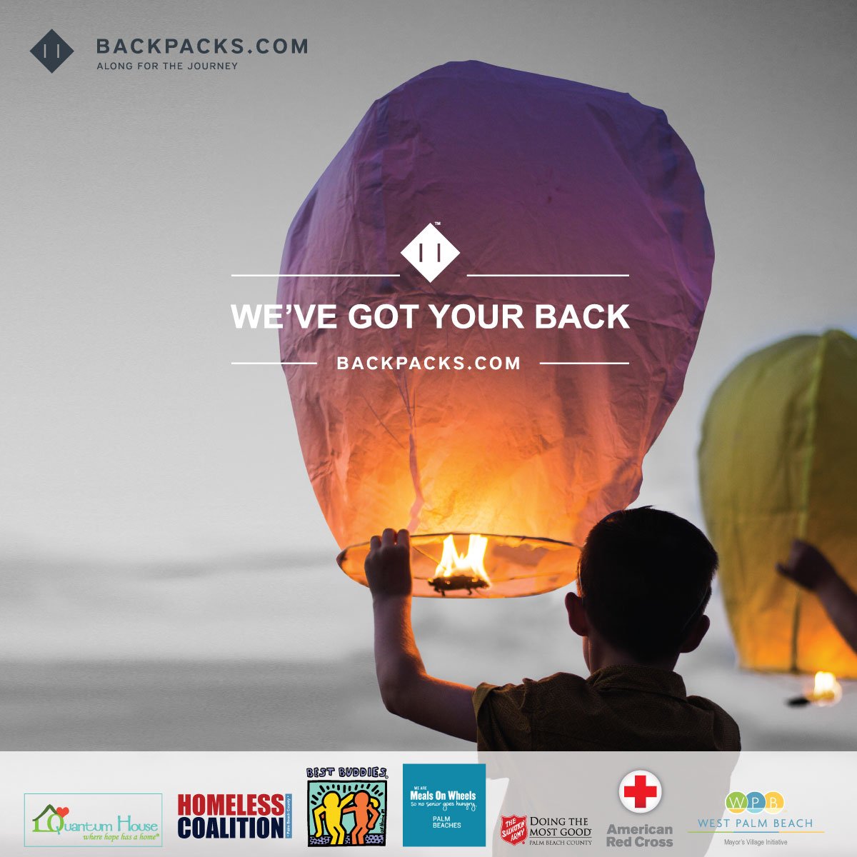 backpacksdotcom's tweet photo. We want to give back to our local community through our "We've Got Your Back" campaign. One lucky charity will be given 100 backpacks of hope!
To choose the winning charity, we are asking the public to help us decide! https://t.co/jjxgHy6Yqn
#backpacksdotcom https://t.co/6BkjCiLYsl