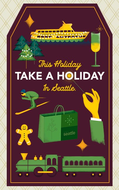 VisitSeattle's tweet image. Coming to Seattle during the holiday season? Check out our holiday Website for a list of must-experience activities: ow.ly/YdZs30gEo2A