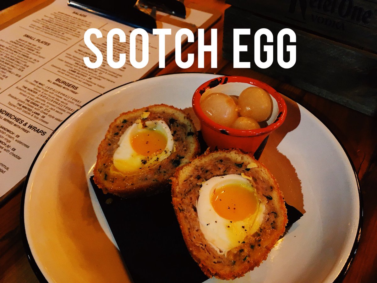 TheGasworksFS's tweet photo. You’ve gotta try our scotch eggs, we even do a veggie version! 
.
.
#scotchegg #food #manchester #icerink #firststreet #veggie https://t.co/Fw0vO7eFp8
