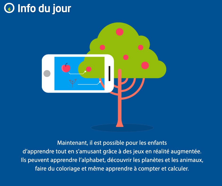 BeChifco's tweet photo. Nous vous avons concocté une liste de jeux en réalité augmentée pour apprendre tout en s'amusant. 😀
Cliquez ici : https://t.co/UBEHDvhyEB
#Chifco_iot #Augmented #Reality #Childhood #International #Day @BeChifco https://t.co/pWfkfuGMtN