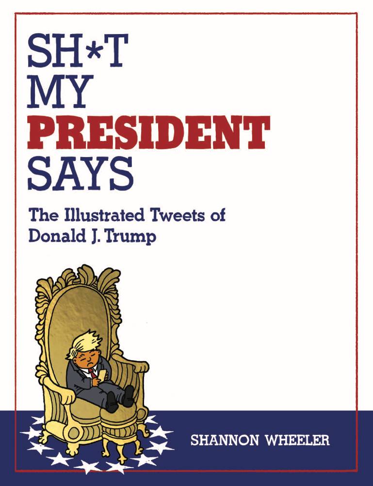 CBLDF's tweet photo. Get ready to argue politics over holiday dinner with personalized SH*T MY PRESIDENT SAYS by @MuchCoffee! #spiritofgiving #comicdefender https://t.co/4ch7riovog https://t.co/YCob7iGBdU