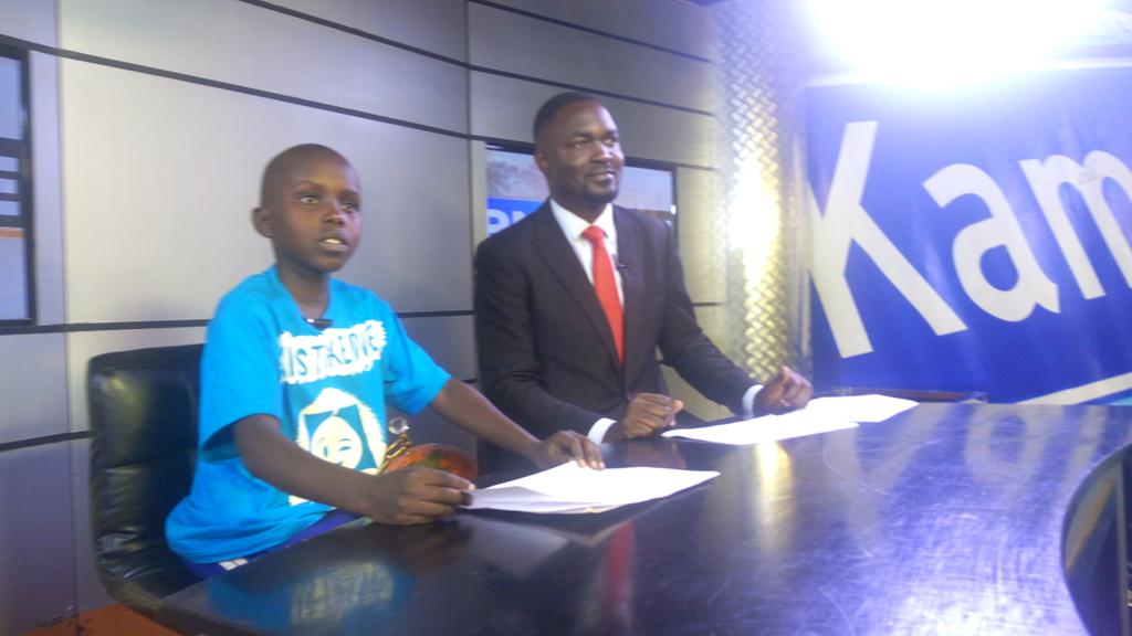 UrbanTVUganda's tweet photo. #KidsTakeOver #PMLive Tonight.. 

Freedom &amp; Charity did it all the way from reporting, voicing to anchoring..

cc. @UNICEFUganda @UNICEF https://t.co/630agHjcZC
