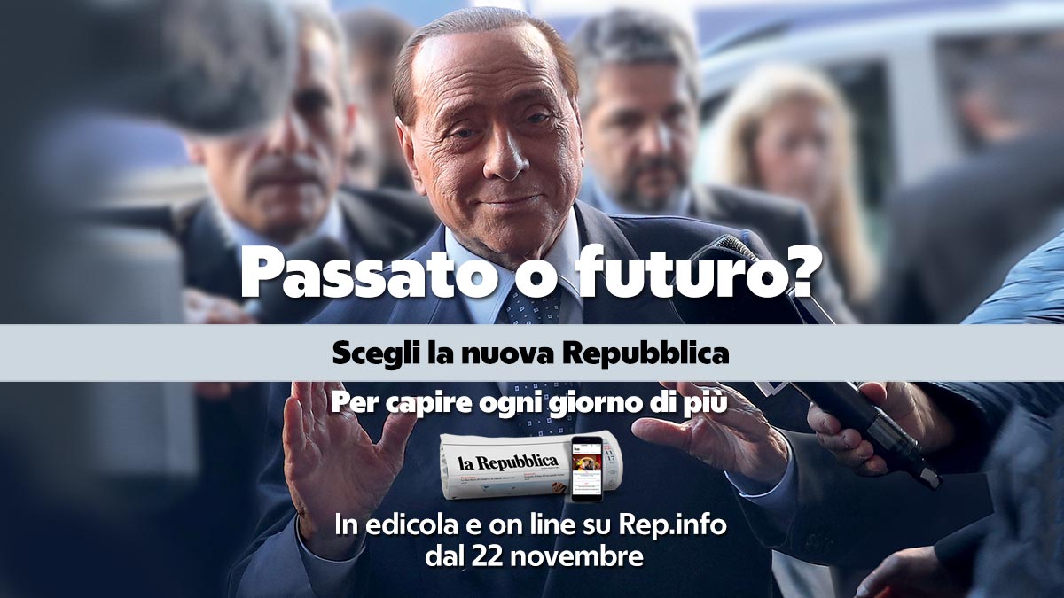 repubblica's tweet photo. Nuova Repubblica, per capire ogni giorno di più. Un quotidiano totalmente ripensato e https://t.co/XNSX69tx3y la nuova web app https://t.co/7UcgCaQvlY