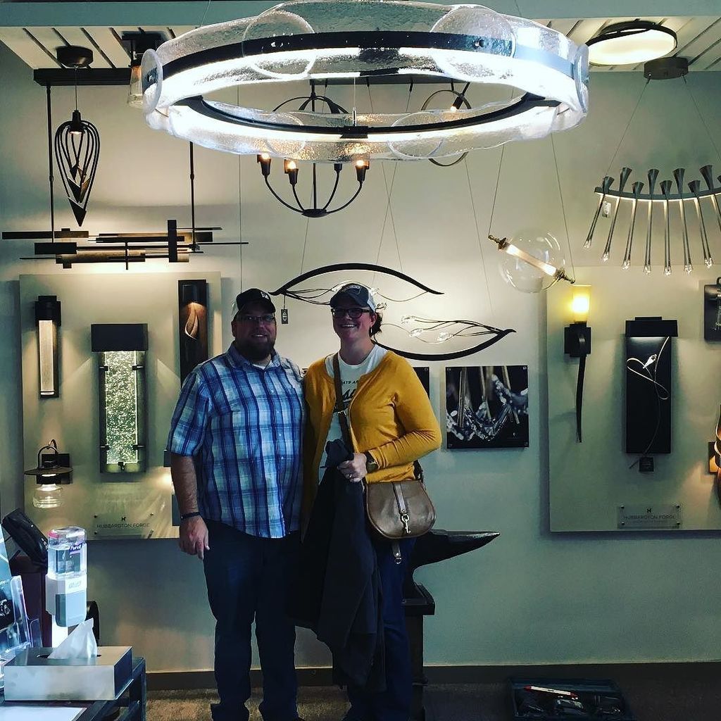 madventureco's tweet photo. We just finished visiting Hubbarton Forge. It is a remarkable company where things actually get made by hand. They have actual forges. #handmade #manufacturing #lights #hubbartonforge https://t.co/ljc6fa3yY5 https://t.co/Gtv5O7cpOE