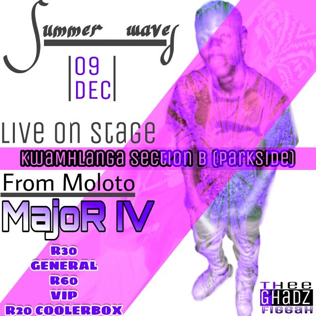 MajorIV_YFN01's tweet photo. #19DaysLeft
@BookMe_MajorIV
@ShawDee3
@DjUrbanLegendS2
@lebo20004
#Summerwaves
#FillUpTheParkBroer
#FillUpTheVIPsection
#GrabATicket https://t.co/IrzmvTxsTr