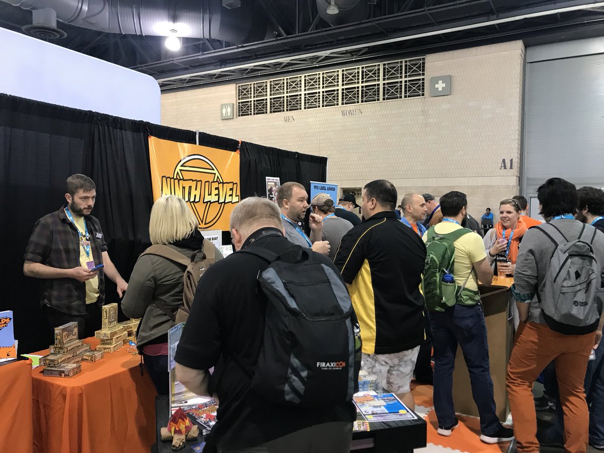 CatPhysicist's tweet photo. @9thLevel booth was hopping all weekend Schrodinger’s Cats love all around!!! Great show @Official_PAX #PAXUnpluged https://t.co/Ga91CVTFzs