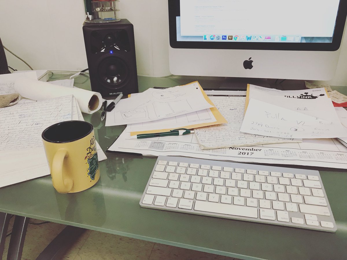 ManuiLL's tweet photo. #Work #Music #graphicdesign #monday #mess #iLLiNK @iLLinkCT https://t.co/gpRwZKIKCH