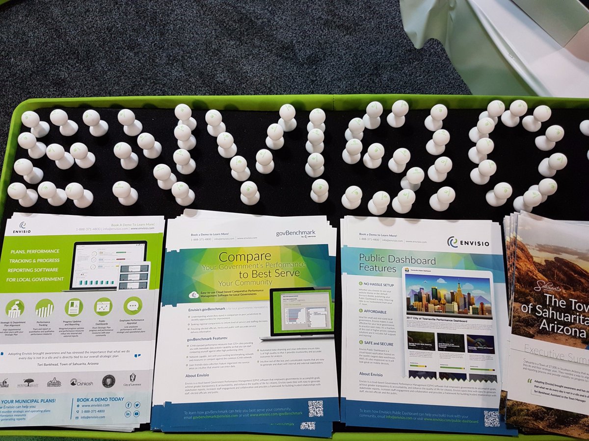 Envisioinc's tweet photo. We had a great experience speaking with #LocalGov leaders while exhibiting at #CitySummit17 last week in Charlotte, NC! #GovTech @leagueofcities https://t.co/8ELcF4kqt4