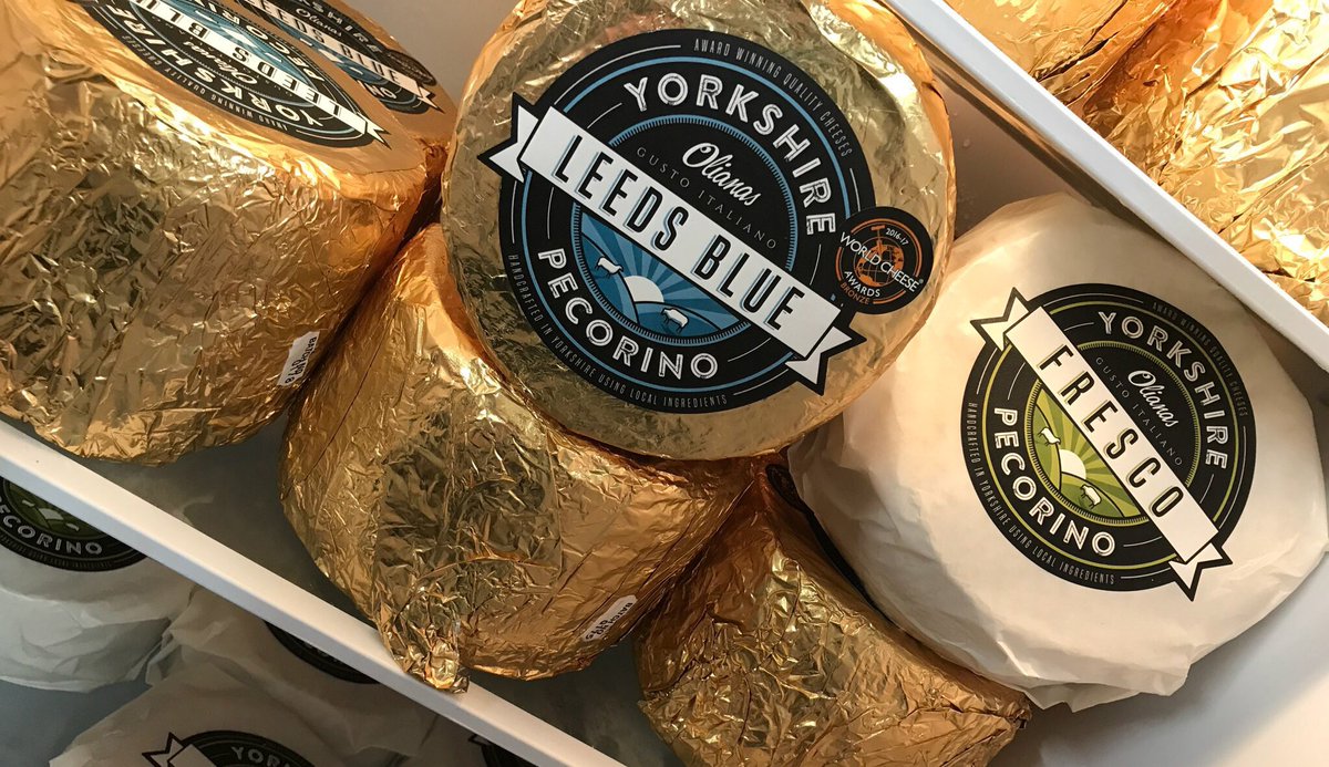 3001 cheeses at @guildoffinefood  #worldcheeseawards2017 #WorldCheeseAwards 
And #Yorkshirepecorino take supergold top 66 cheese in the world 
Silver &amp; gold for 
#Leedsblue
