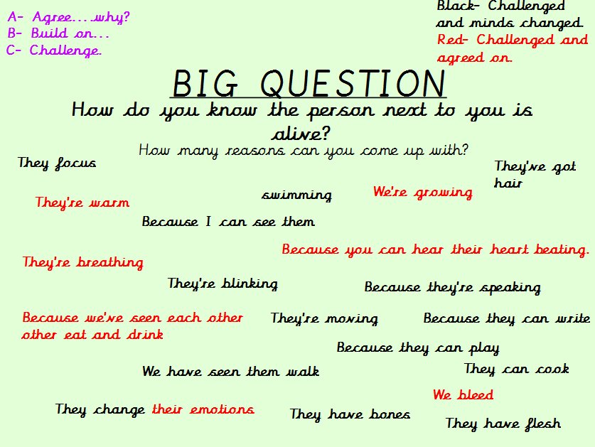 Yr4_Callicroft's tweet photo. We asked a BIG question in science today because scientists need to ask BIG questions all the time! Lots of great discussion and challenging conversations! #PrimaryScience #ThinkingDoingTalkingScience https://t.co/7cwf5B0G1g