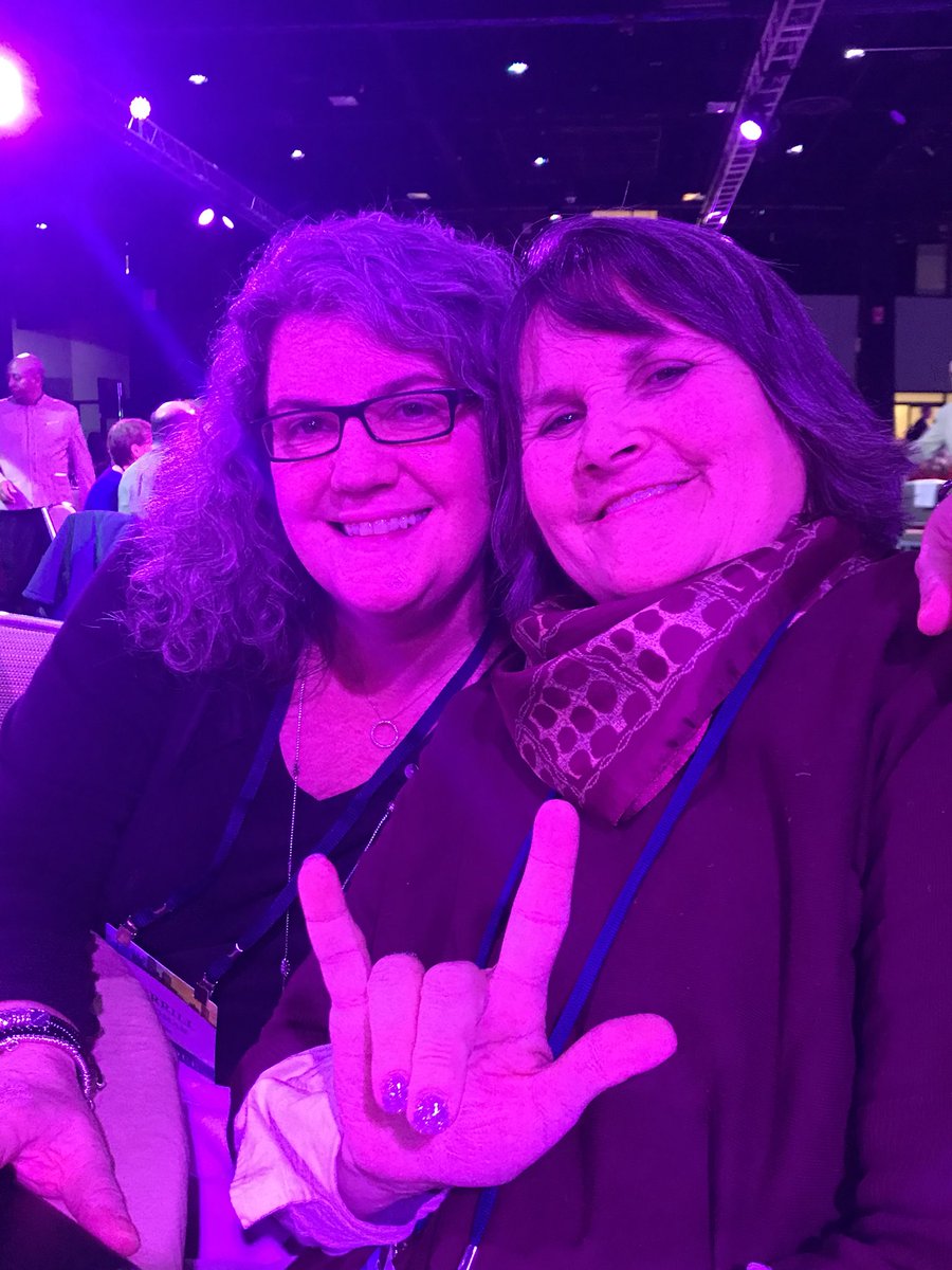 Guzzlerut's tweet photo. #inclusion2017 With advocates from around the country. Here IA a couple you may recognize from #ncil2017 Andrea and Merrill https://t.co/zgHE173dXf