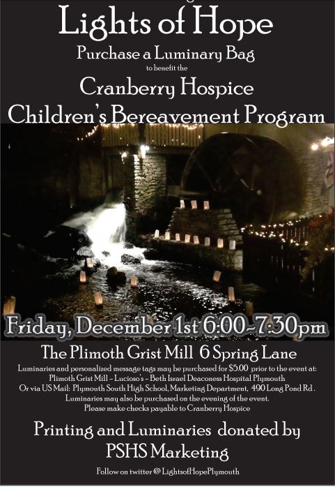 LightsofHopePly's tweet photo. Checks can be made payable to Cranberry Hospice and include a note with what message you would want to be put on the bag. Thank you! https://t.co/pZlx5XTXSo