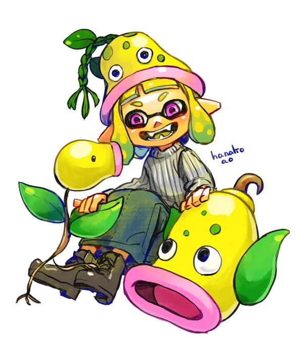 マダツボミとウツドンとイカ 