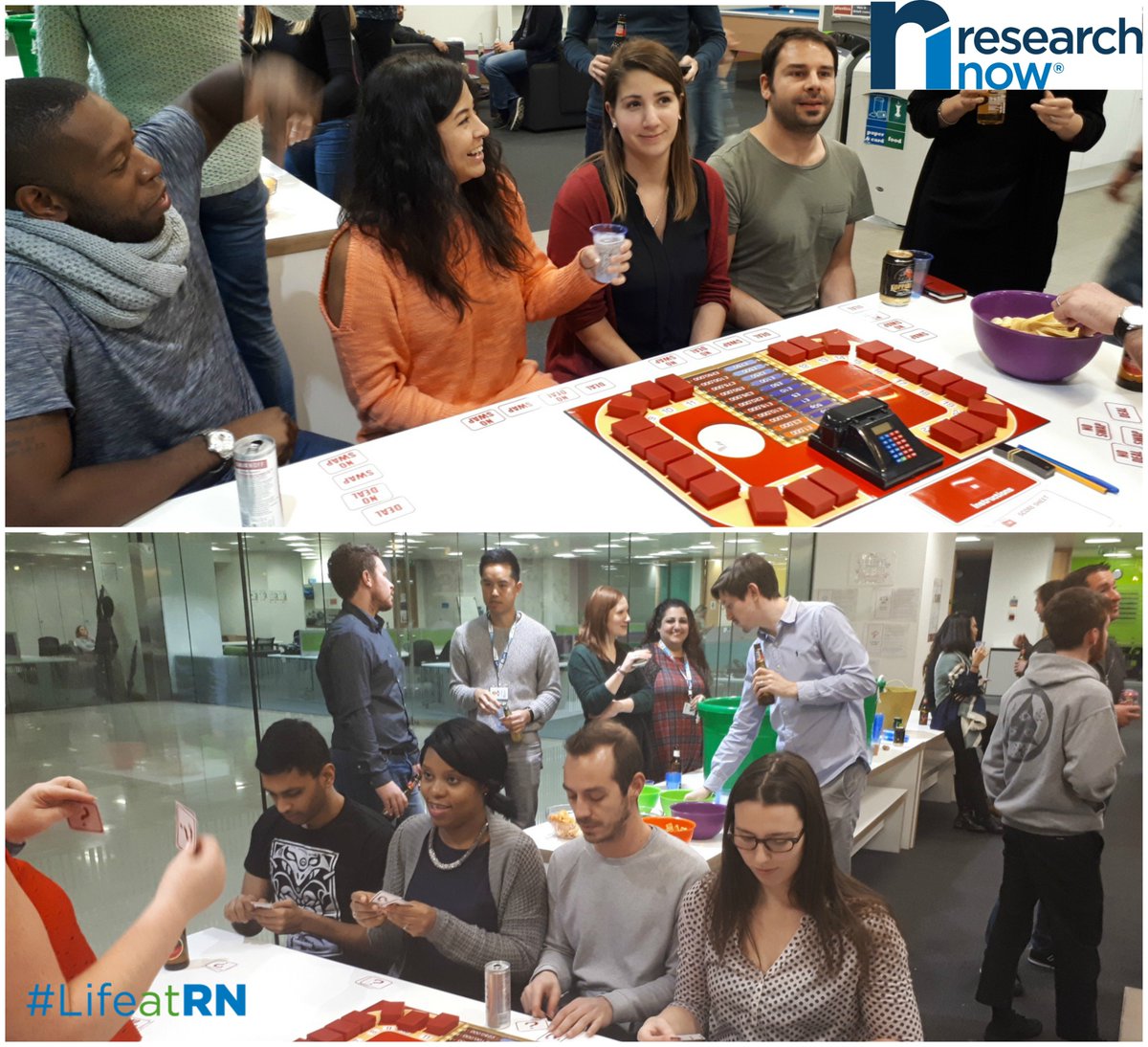 RN_EMEACareers's tweet photo. On Friday, our London office enjoyed “Deal or No Deal” themed drinks. The banker certainly drove a hard bargain! #LifeatRN #DealOrNoDeal https://t.co/9EmcBVYihl