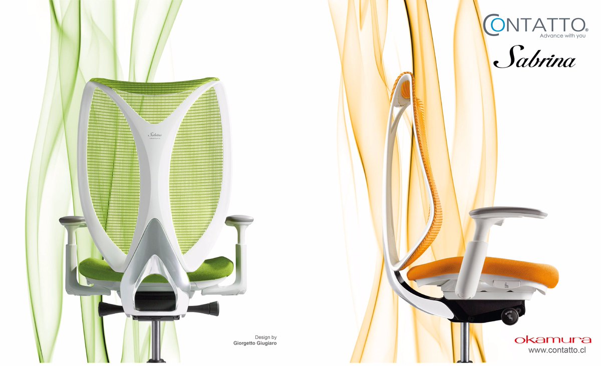 Sabrina, tecnología japonesa y diseño italiano plasmado en la futurista visión de Giorgetto Giugiaro, producto exclusivo en Chile por Contatto.
#Contatto #Okamura #Design #ChairDesign #Sabrina

contatto.cl/sabrina-smart-…