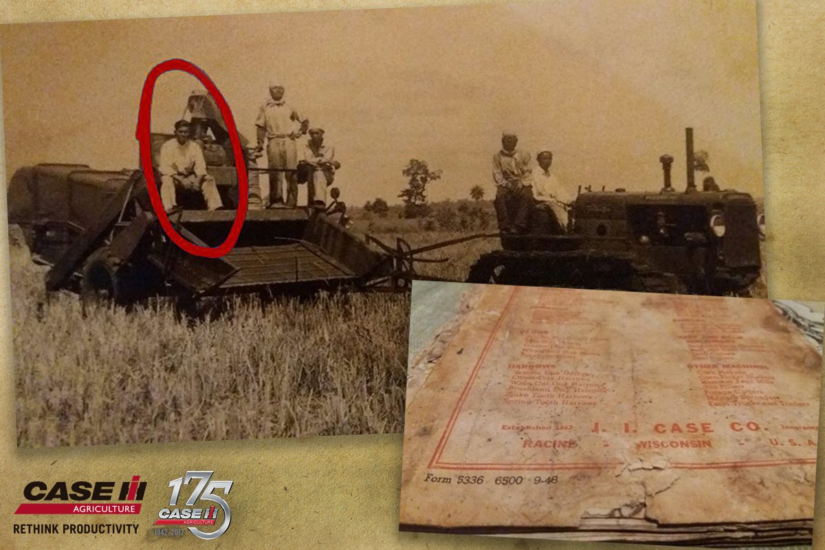 CASEIHBrasil's tweet photo. Em 1948, o pai de Ivan Maruno já fazia história com a Case IH. Qual é a sua história com a gente? https://t.co/hZY7omFDB8