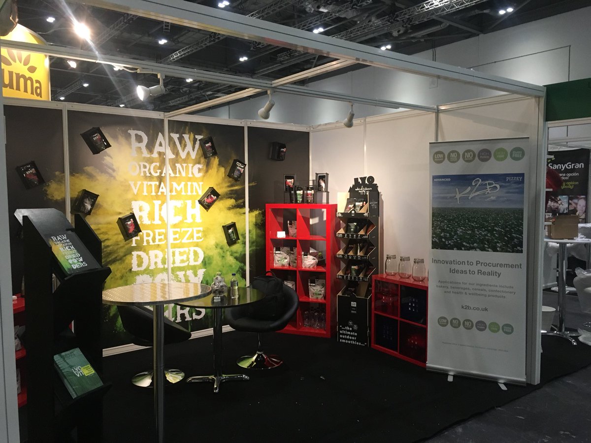 K2BLTD's tweet photo. Food matters live - 24 hours until kick off - we are ready for you at stand 206 - Poland’s finest freeze dried products from lyovit https://t.co/ujg6TOF2sx