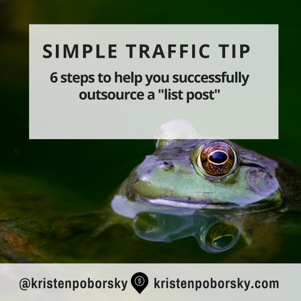 KristenPoborsky's tweet photo. It's a lot of work #bloggng every week, here's how to outsource your #blog posts https://t.co/eX3RACAEFv https://t.co/GoNJ27jP35