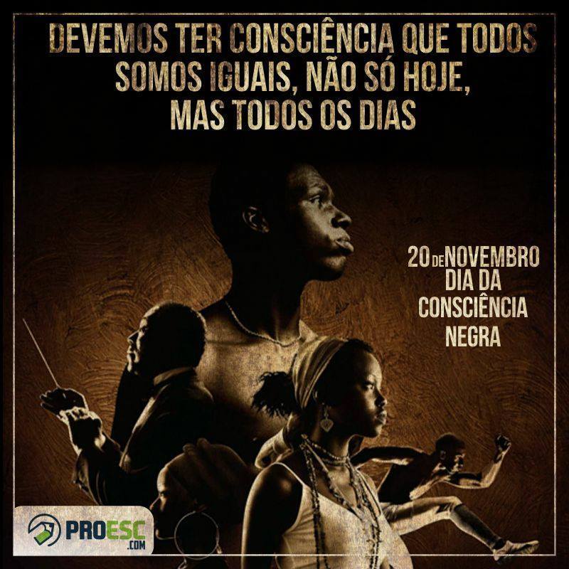 proesc's tweet photo. Dia da Consciência Negra #Proesc #gestãoescolar https://t.co/pl8WIXdnHV