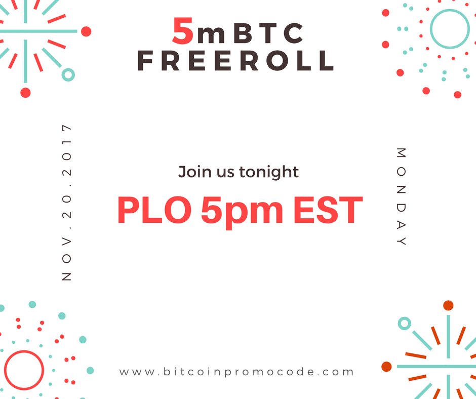 promotebitcoin's tweet photo. Join us #PLO #freeroll 5#mBtc GTD 5pm EST Monday's
#FREEROLL PW => https://t.co/1bFA2wbH95
We play here: https://t.co/JEozv0HOom
Support us by joining our other games (You should have received a direct message from 6zs with links and information). #bitcoinpromocode #poker #PLO https://t.co/wjkFGvDM24