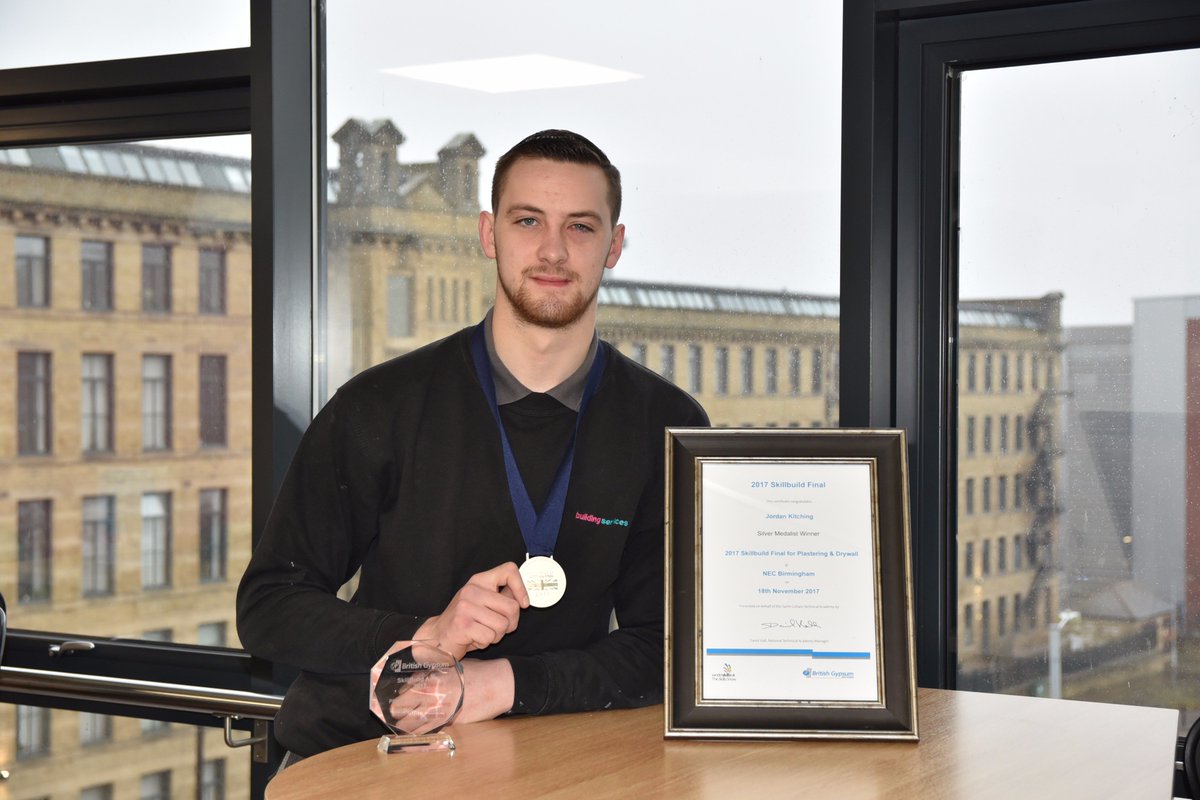 IncommunitiesHA's tweet photo. Congratulations to @Incommunities Jordan Kitching on his silver medal at SkillBuild @CITB finals #SkillBuild2017 #apprenticeships . We’re proud of you. https://t.co/sdSr04CUkK