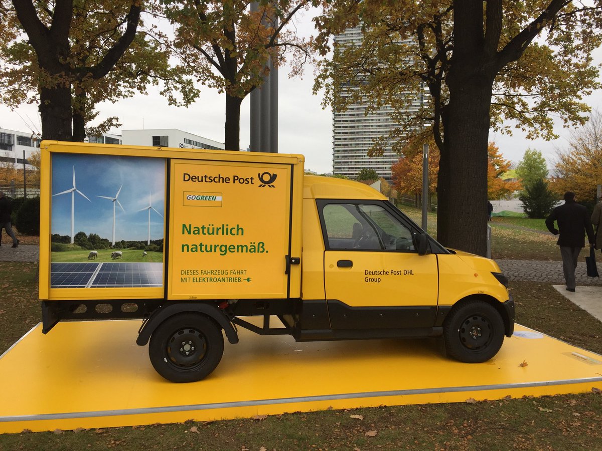 expertcarbon's tweet photo. Deutsche Post, one of 8000 companies who committed to combat climate change and set emissions reductions goals.
#COP23 #CarbonExpert https://t.co/NHK9HlKzhA