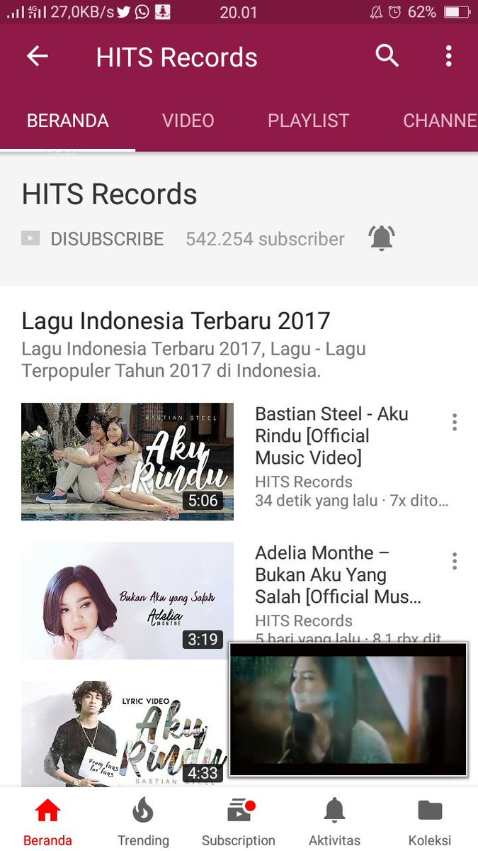 Asiqueee❣ <a href="/bastiansteel/">Bastiansteel</a> <a href="/HITSRec/">HITS RECORDS</a> #AkuRindu