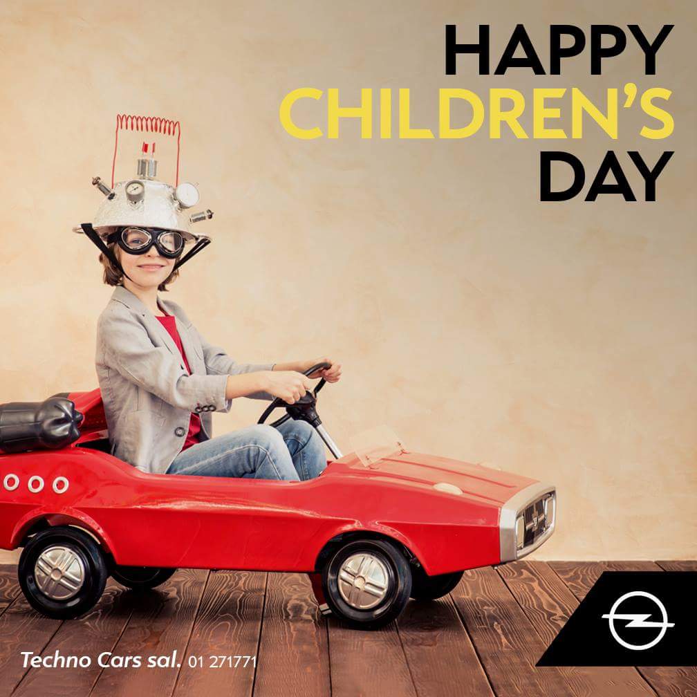 OpelLebanon's tweet photo. Here’s to teaching our young ones to always be safe. #Opel #ChildrensDay #Children #Safety #Technocars https://t.co/uSdjVJQLxa