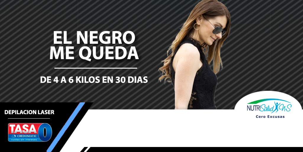 Plan Temático: 30 días y 4 a 6 kilos menos 🖤 Ya Empezó Noviembre Negro en NutriSalud #promociones #nutricion #nutrisalud
