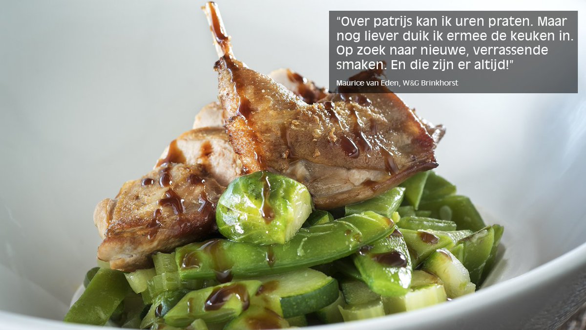 Proef en ervaar zelf waarom Maurice zo enthousiast is over #patrijs! wgbrinkhorst.nl/action/product…