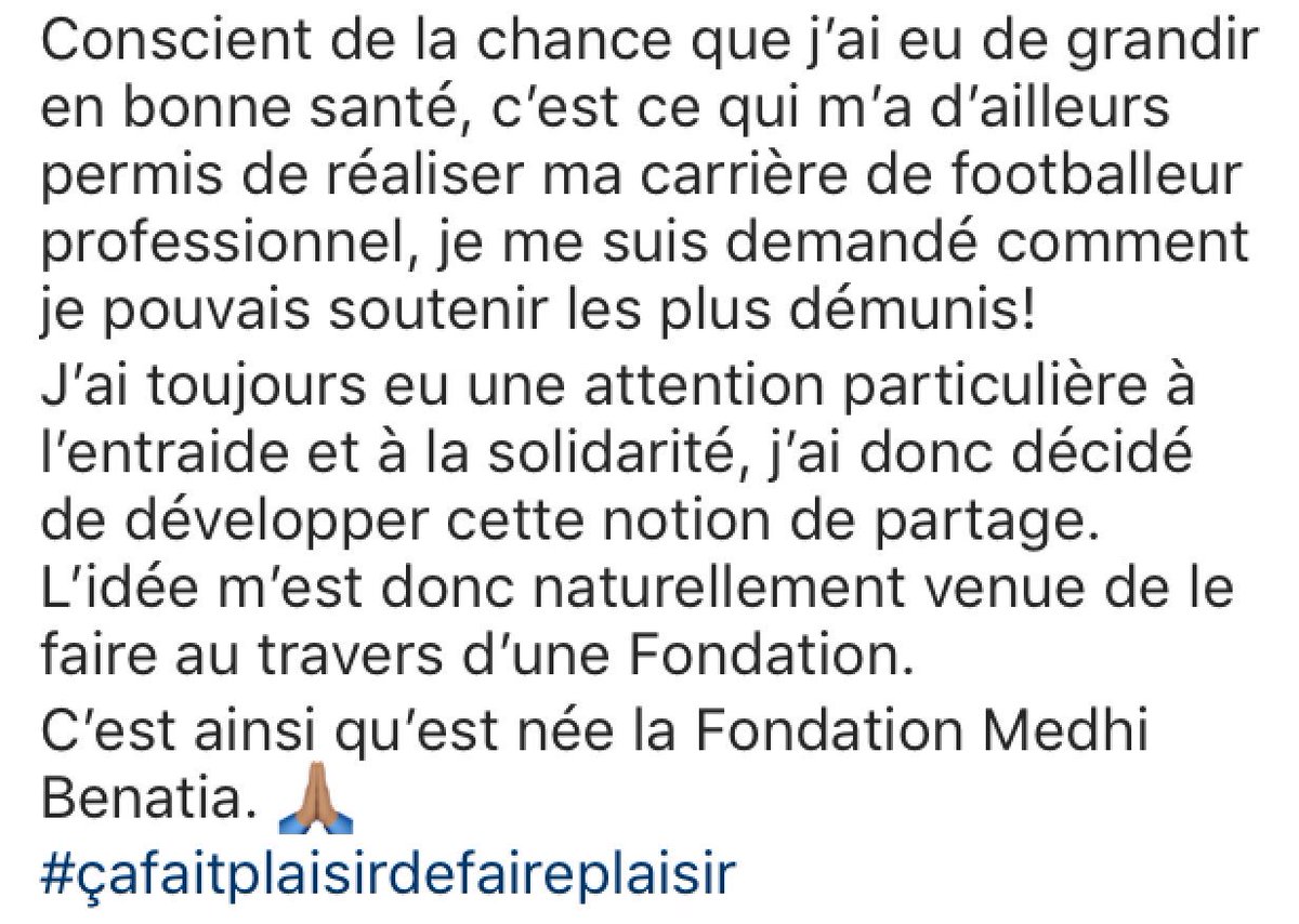 MedhiBenatia's tweet photo. L’entraide et la solidarité 🙏🏽🙏🏽🙏🏽 n’hésitez pas à aller suivre @fondationFMB https://t.co/NPceM8UxWg