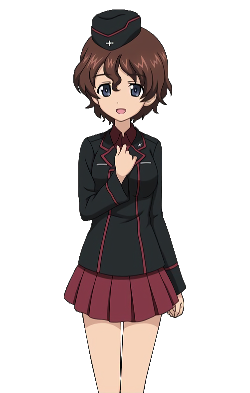 灰色服のプリン ガルパン総合アカウント そういやこの新しい小梅ちゃんも赤ラインだった