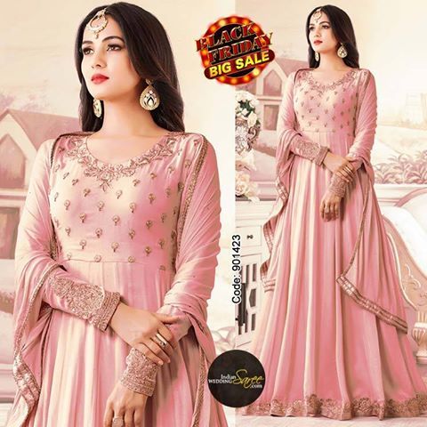 SareesIndia's tweet photo. There is a certain innocence in soft pink imparting such warmth and elegance #BlackFridaySale #BlackFriday2017 Use Promocode: BLACKFRIDAY17 for #exclusive #discounts
#IndianWeddingSaree #Designer #gown #reverseombre #ombre #designergown #BuyOnline #party #christmasshopping https://t.co/ANbHMfiyau