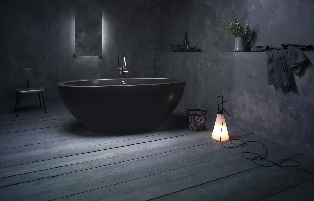How about a relaxing soak in this stunning graphite bathtub? Just one of our many freestanding bathtubs. #baths #luxury #luxurybathrooms #bathtubs #bathdecor #soakingbath #bathroomideas goo.gl/3KhMJt