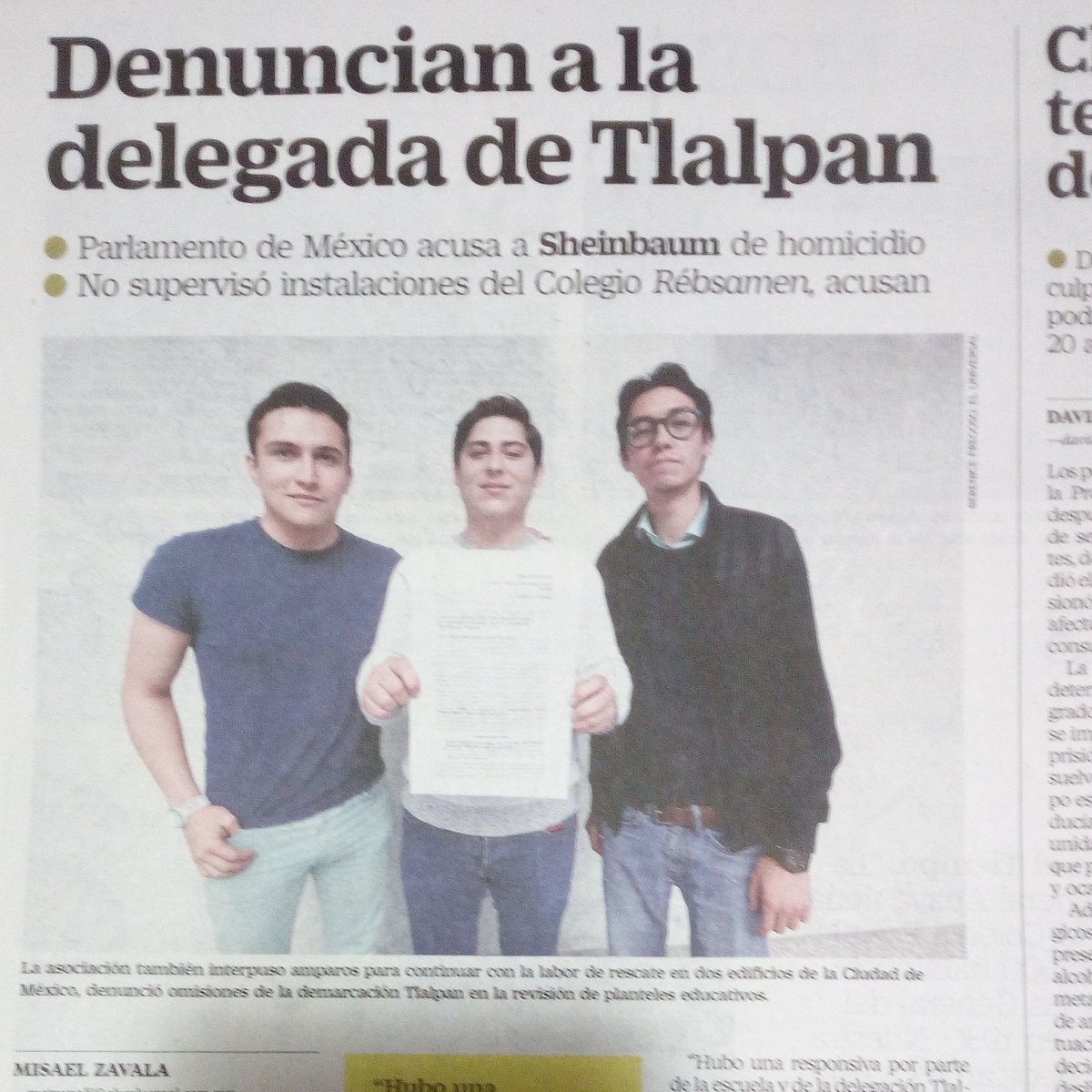 ParlamentoDeMX's tweet photo. Estamos esperando la comparecencia de @Claudiashein delegada de @DTlalpan ante Ministerio Público esperamos la agencia de investigación de pronta respuesta https://t.co/LRJ3z1PNHq