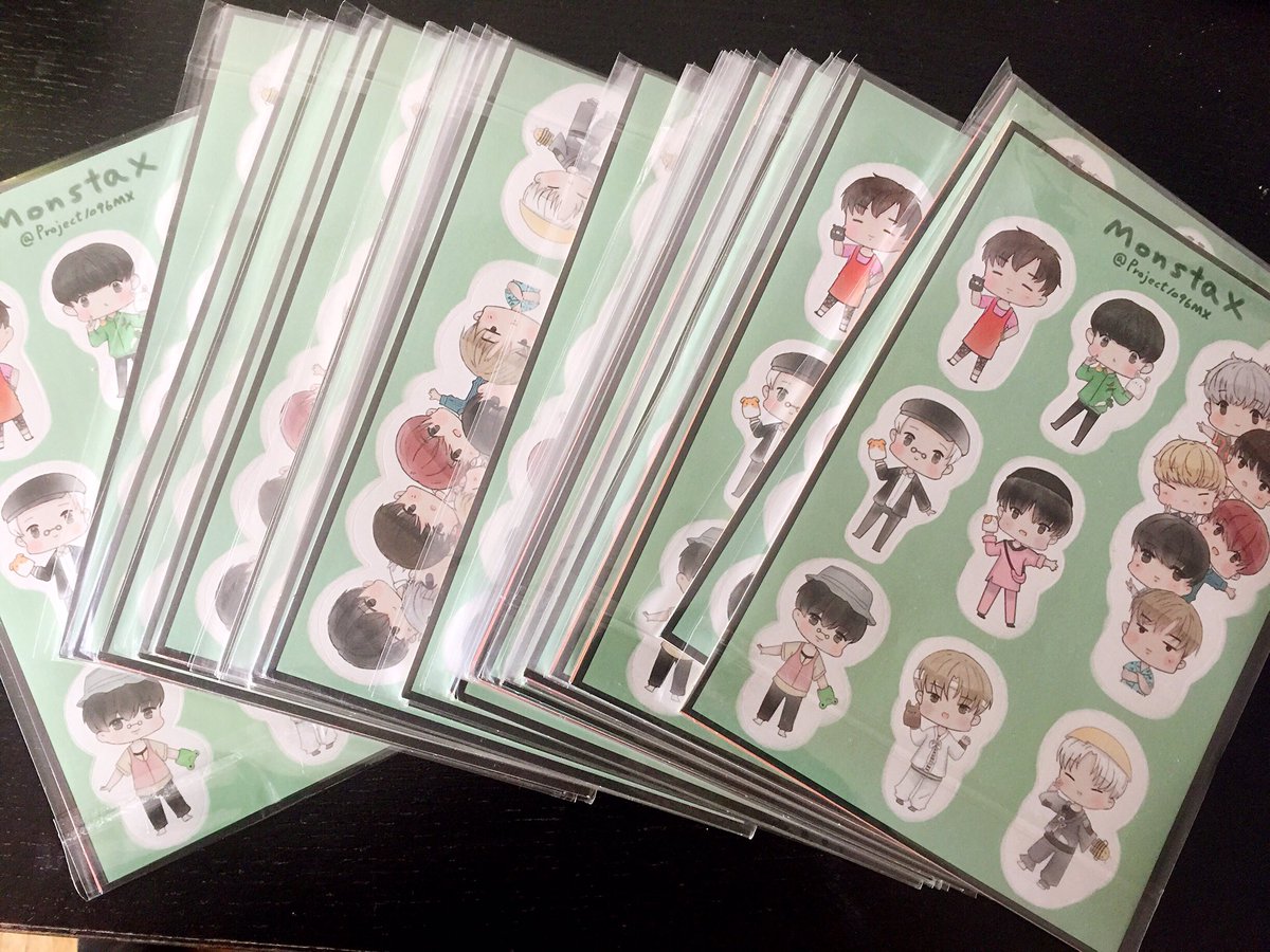 Project1096MX's tweet photo. [#Project1096Updates] The sticker sets are in! We will start to ship them to you if you ordered in the 1st batch 💖💖 @Project1096MX https://t.co/A4FIWqTVpH