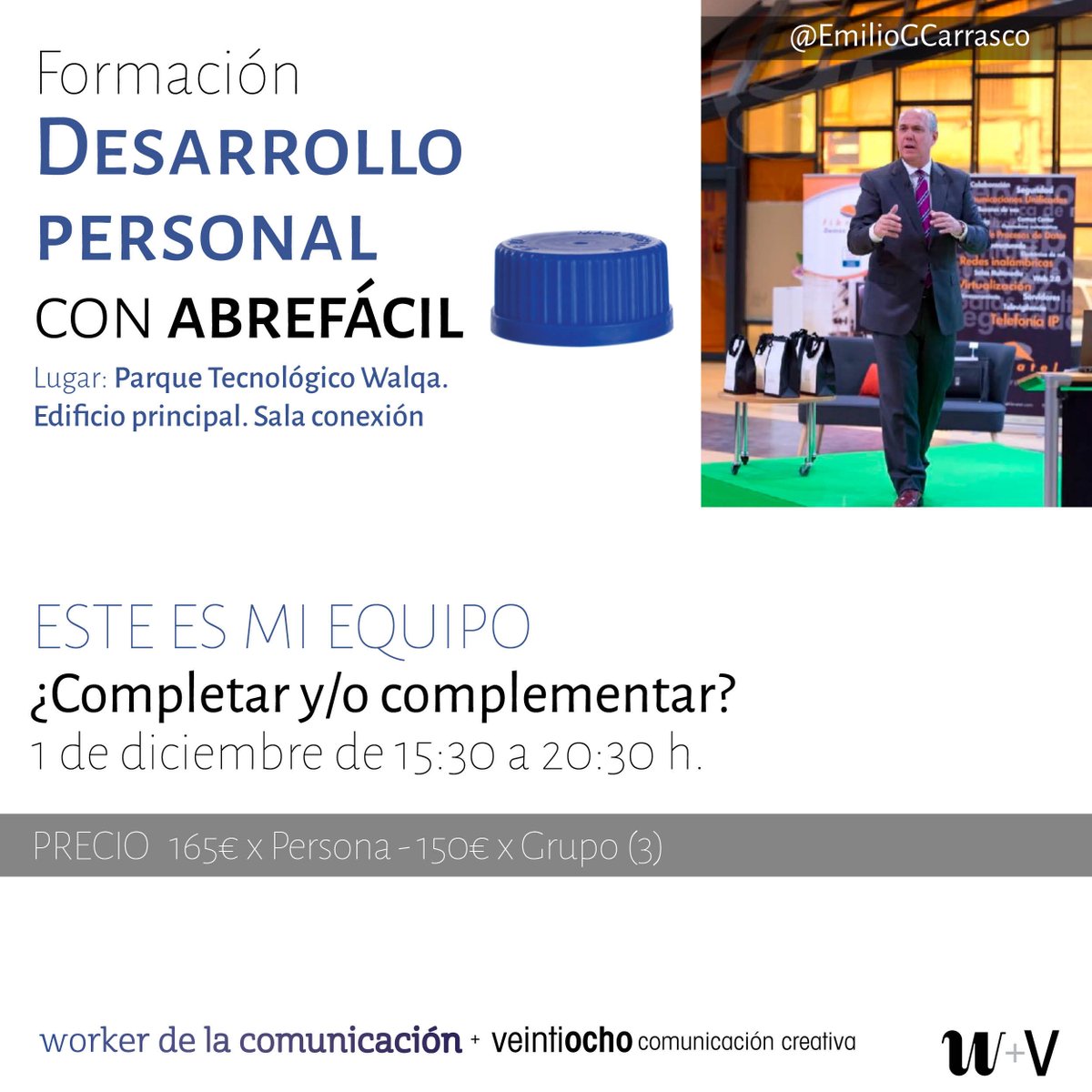 WorkerComunica's tweet image. ¿Cuál es nuestra misión dentro de un #equipo, #completar o #complementar? ➡ Trabaja sobre la #gestióndeequipos en la próxima #formación que se realizará en el @WALQAPT el 1 de diciembre de 15:30 a 20:30 h. Más info: ow.ly/f3C430fuaZy #Coach