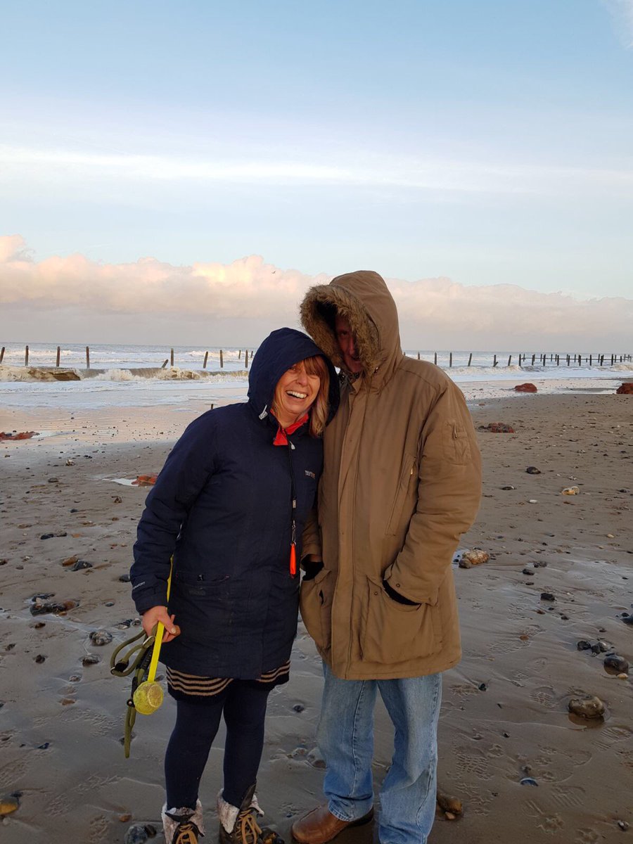 Beautiful at #Happisburgh this weekend #dogwalking #Norfolk #SeaSide