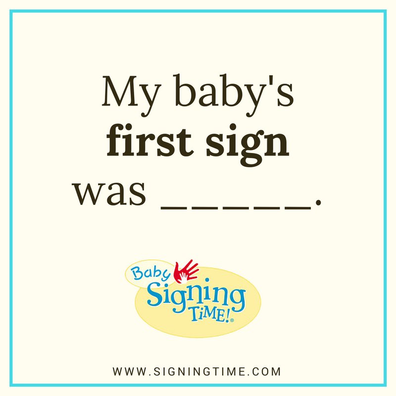 signingtime's tweet photo. According to our fans, "Milk" and "More" topped the list! #myfirstsigns #babysigningtime https://t.co/ybpA1qpic3
