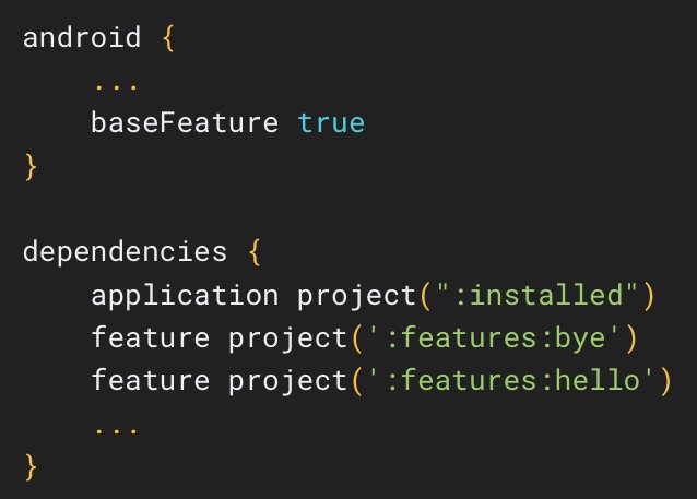 keyboardsurfer's tweet image. Make sure to register all your feature modules and application project in your base module #InstantKnowledge