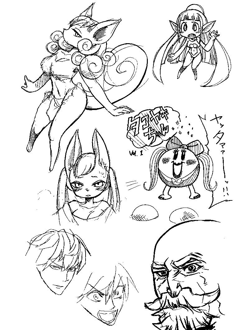 【COMITIA122】以前告知していたラクガキ集も不備がなければ無事出せそうです、どうぞ宜しくお願いします!ホントただの落書き寄せ集めですが!笑【11/23・東京ビッグサイト】スペース【か43a】
