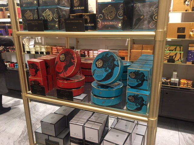 WilliesCacao's tweet photo. Just been sent this beautiful picture of our Praline truffles in Fenwicks Newcastle designed by Brandopus and made by Willies cacao! https://t.co/jnd8578Xwi
