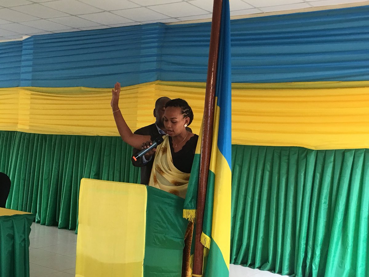 RwandaLocalGov's tweet photo. Abarahiye ni Kwizera Kivuye Anitha na Mujyanama Muyombano Aimé baje gusimbura Nyamulinda Pascal na Kambanza Béatrice https://t.co/Img6QXqL5E