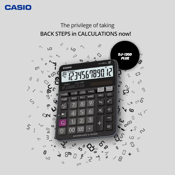 CasioIndia's tweet photo. Life doesn’t let you take even a step back, but Casio DJ-120D gives you the privilege of 300 steps check! #BeCasioCool https://t.co/0SIwrNMYIs