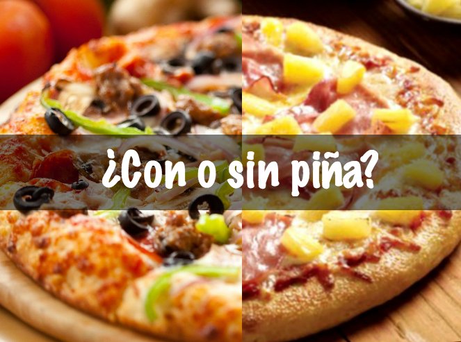 El queso lo ponemos nosotros pero, ¿con o sin piña? Cuéntanos en los comentarios 😱