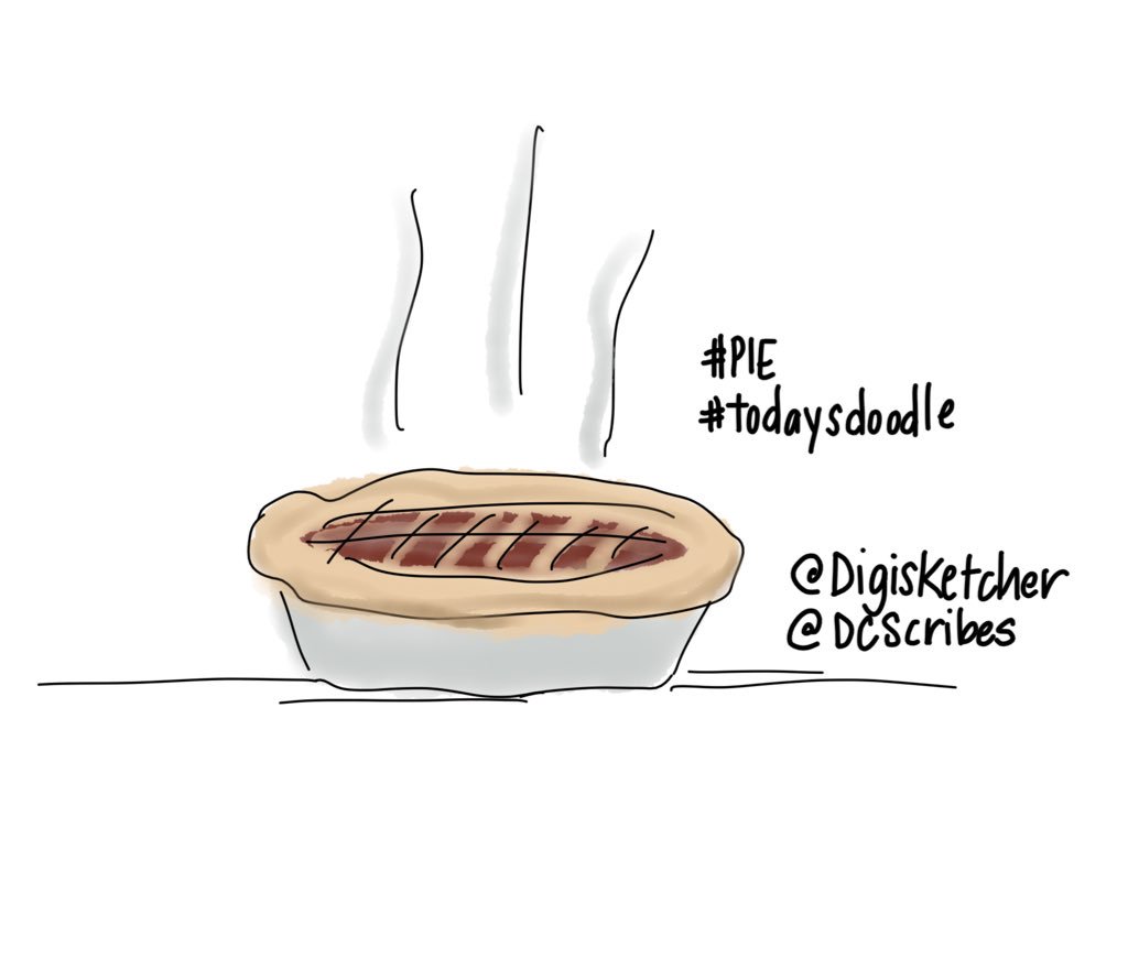 DigiSketcher's tweet photo. @DCScribes #pie #todaysdoodle #sketchnotes #digitalsketchnotes #graphicrecording https://t.co/DD1VSsmmzs
