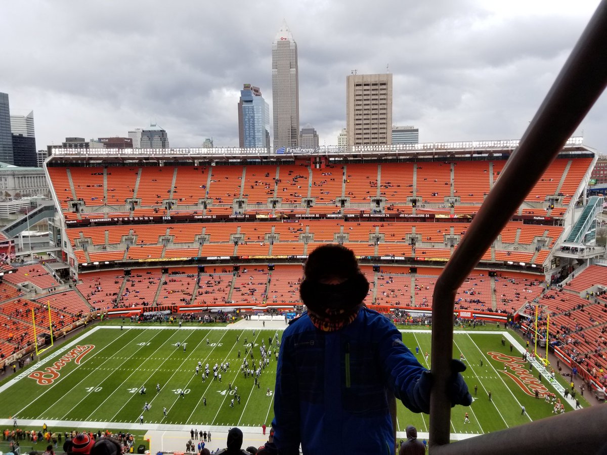 rdiet81's tweet photo. @ClevelandBrowns yesterday was my son's first game!  He was sad he wasn't able to bring your first win https://t.co/FQSZZY6Z1Z