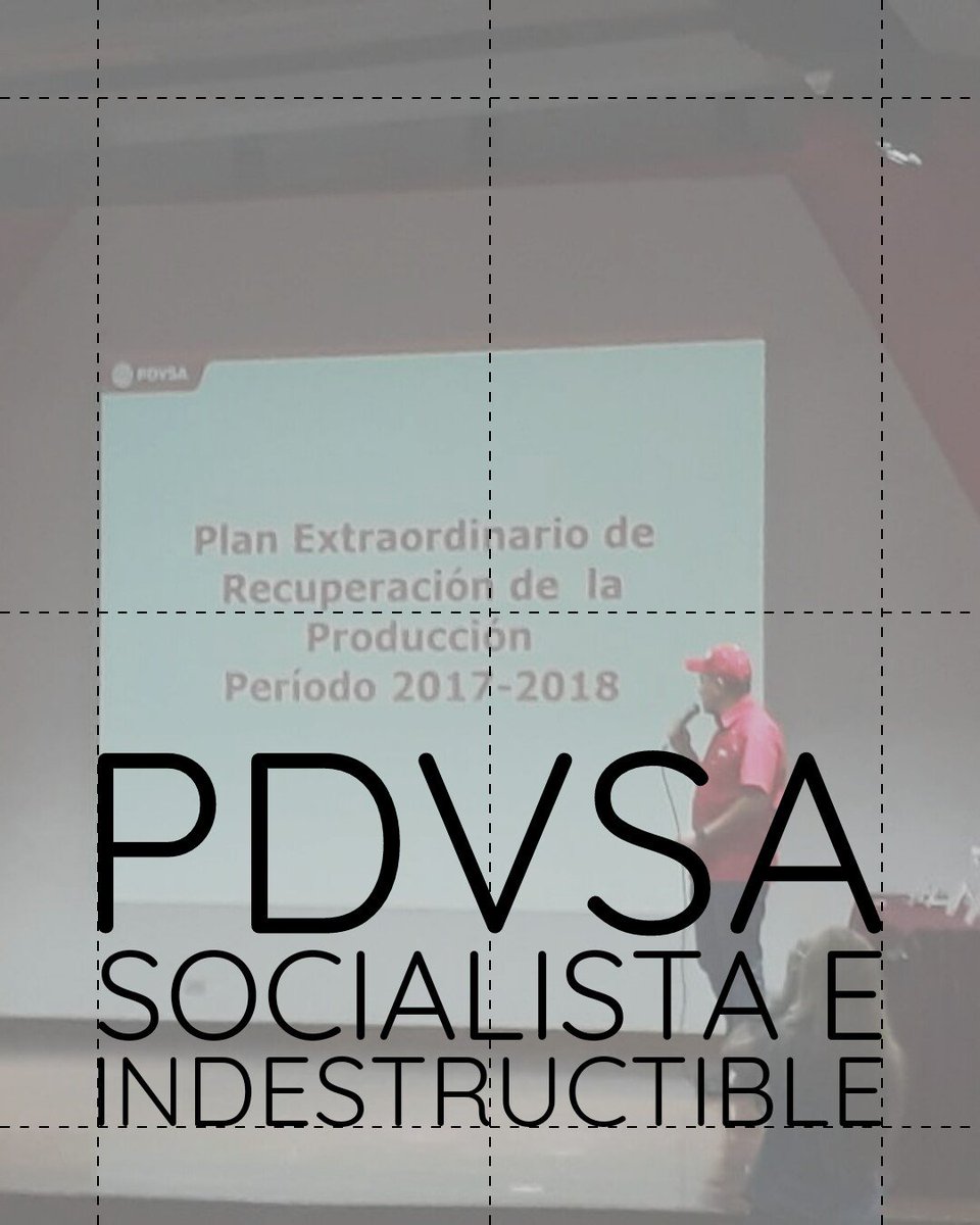 RLeon_PDVSA's tweet photo. Clase trabajadora petrolera está comprometida con la recuperación de la producción. 
Sepa más aquí https://t.co/Co2FmkrWHH

Transformación PDVSA | Tercera Etapa | Plan Estratégico Socialista | PES 2016 2026 | Recuperar Sostener Crecer | @NicolasMaduro #OctavaEstrellaBicentenaria https://t.co/YhK27JXIc0