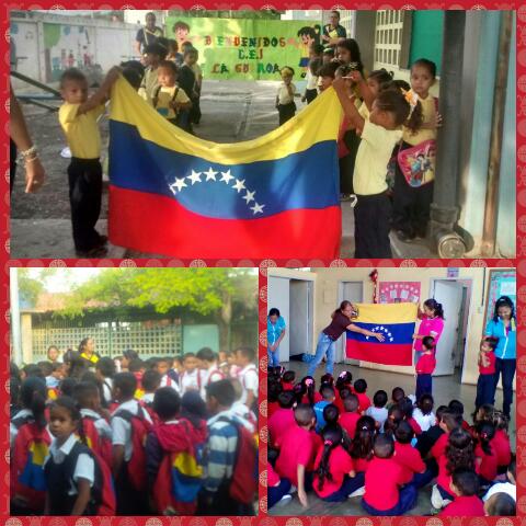 YinkerB's tweet photo. Actividades cívicas en conmemoración del Bicentenario de la Octava Estrella. Circuito Educativo Coronel Mariano Peraza. Municipio #Jiménez @MirnaT_Vies @ZELara2017 @gustavorinc_n @perez_vizcaya https://t.co/0P7NTQzYfp
